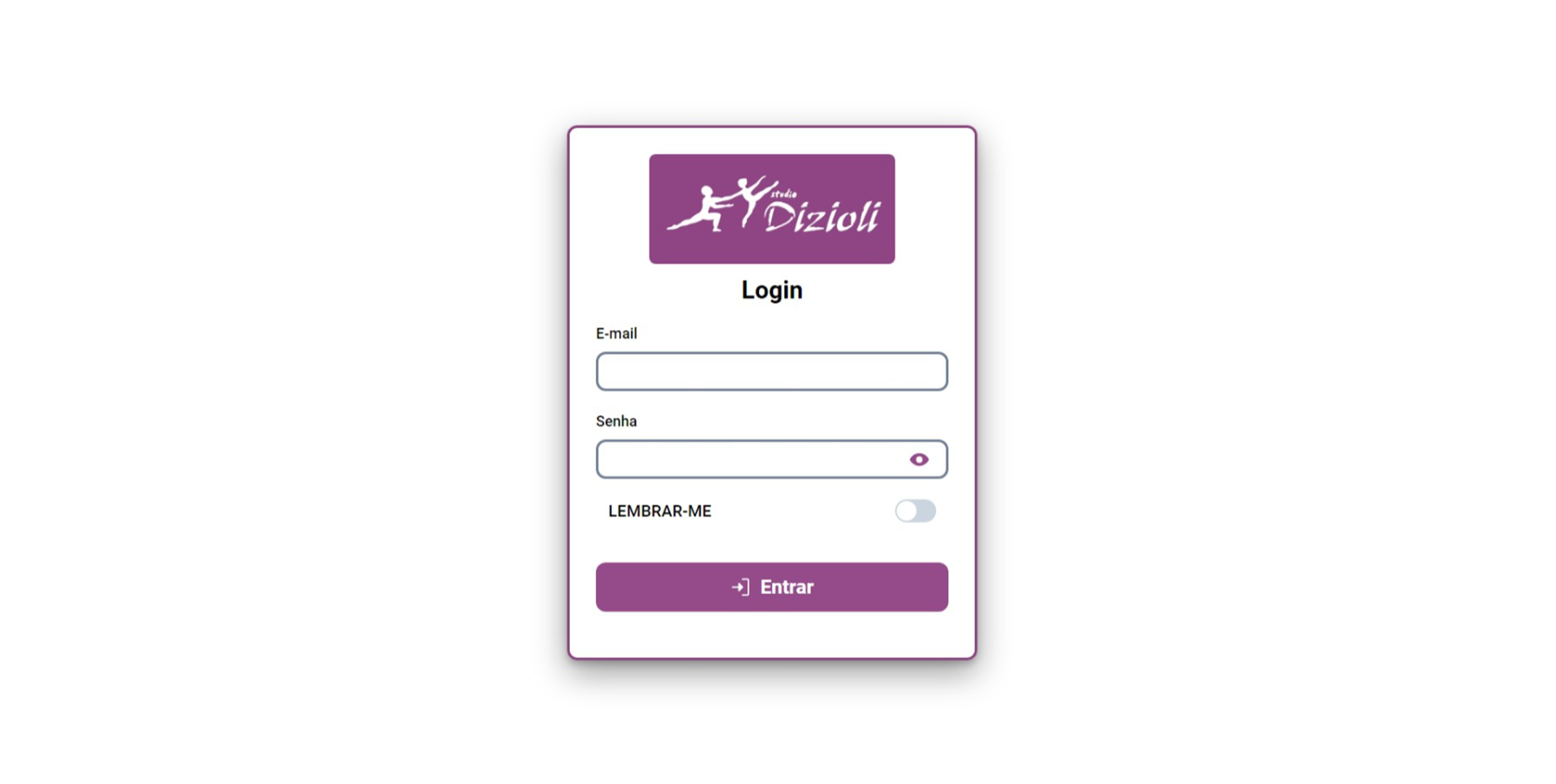 Studio Dizioli - Aplicação