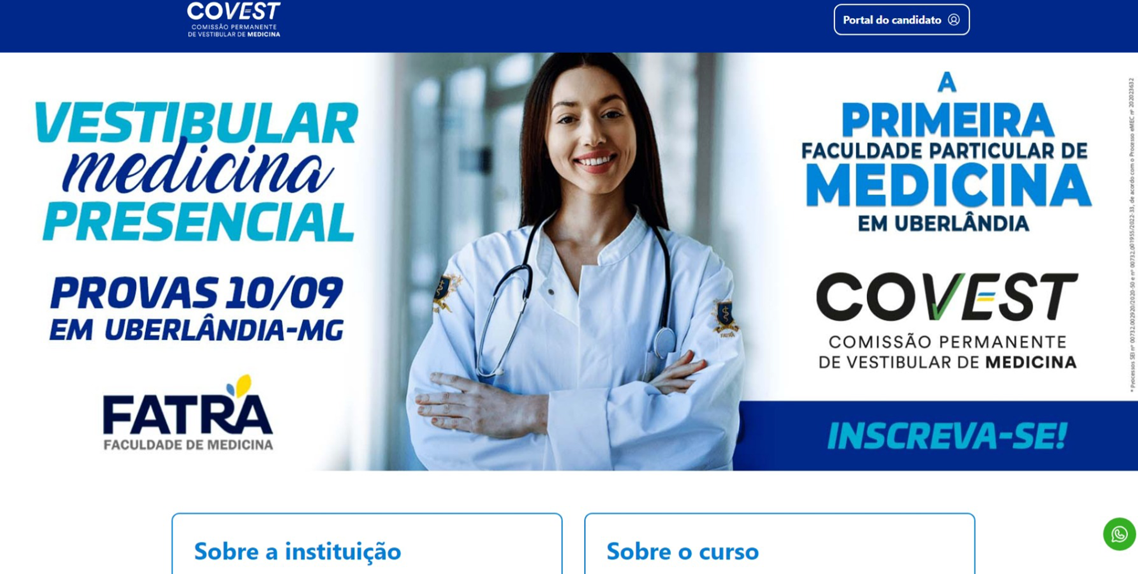 Covest - Aplicação Vestibular